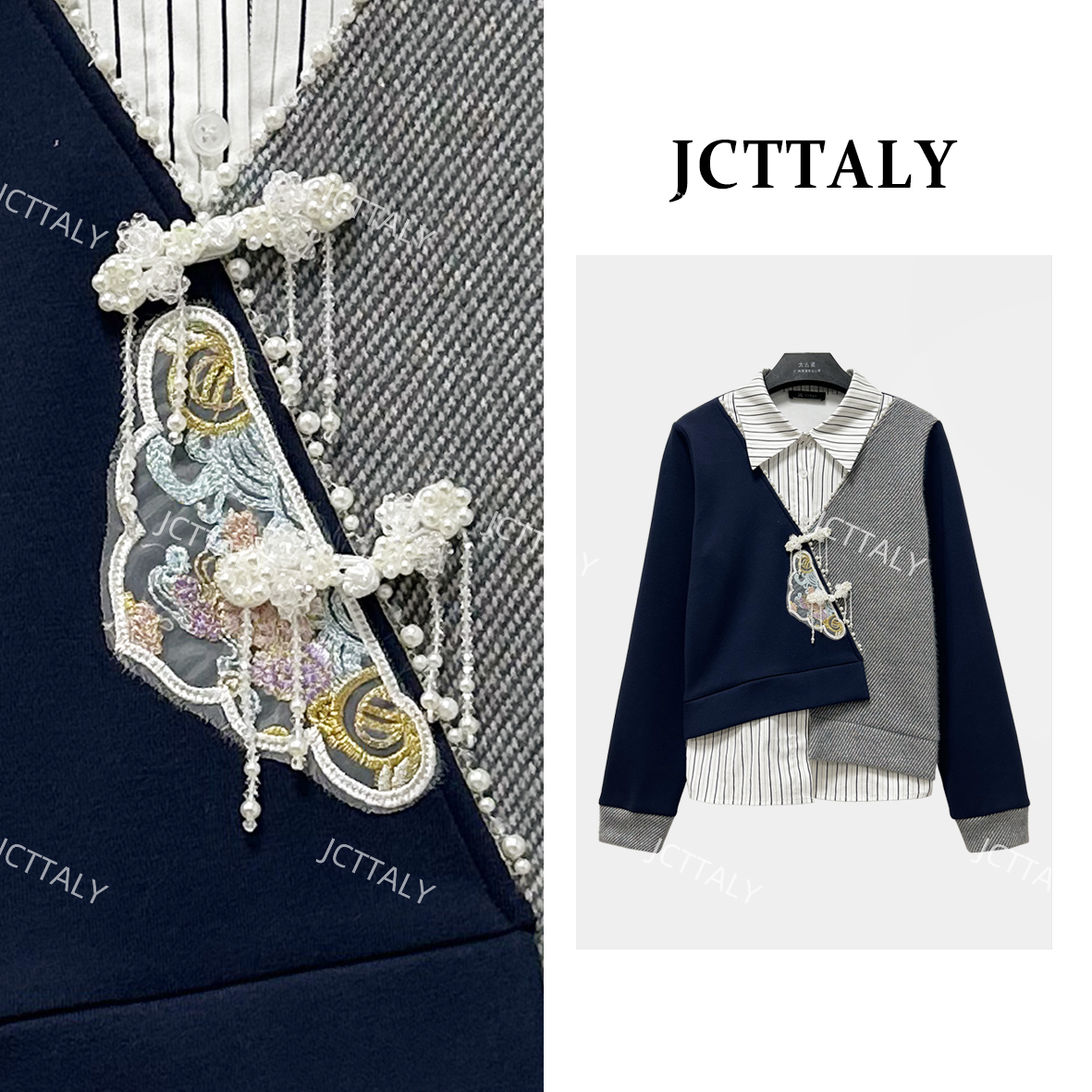 【宠粉价】设计师款时尚秋冬高级百搭休闲卫衣NH-Q0960