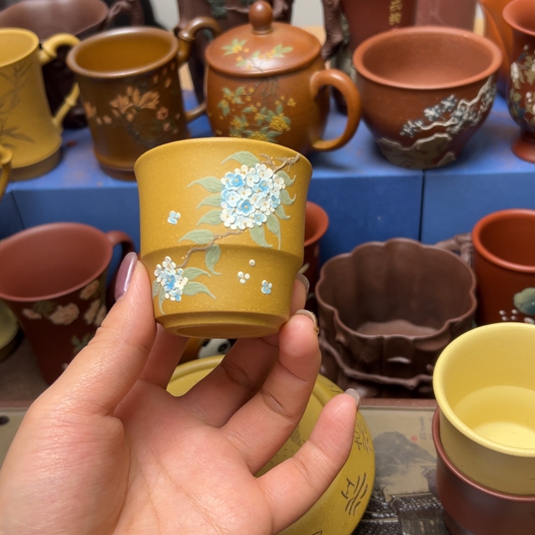 紫砂茶杯紫砂主人杯