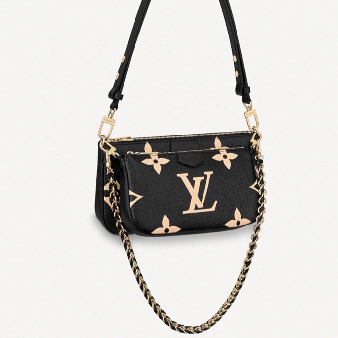 95新 LouisVuitton/路易威登 黑老花四合一 手提包 芯