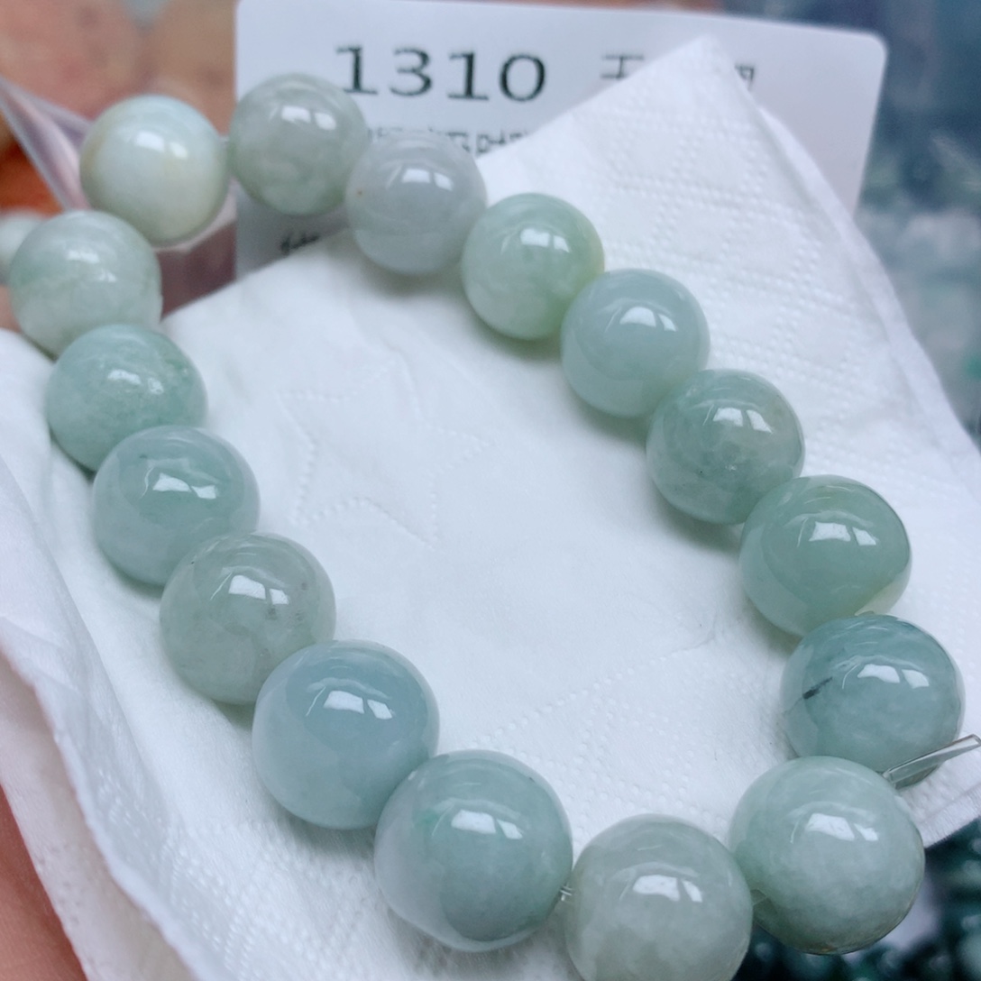 翡翠未镶嵌项链珠子批发