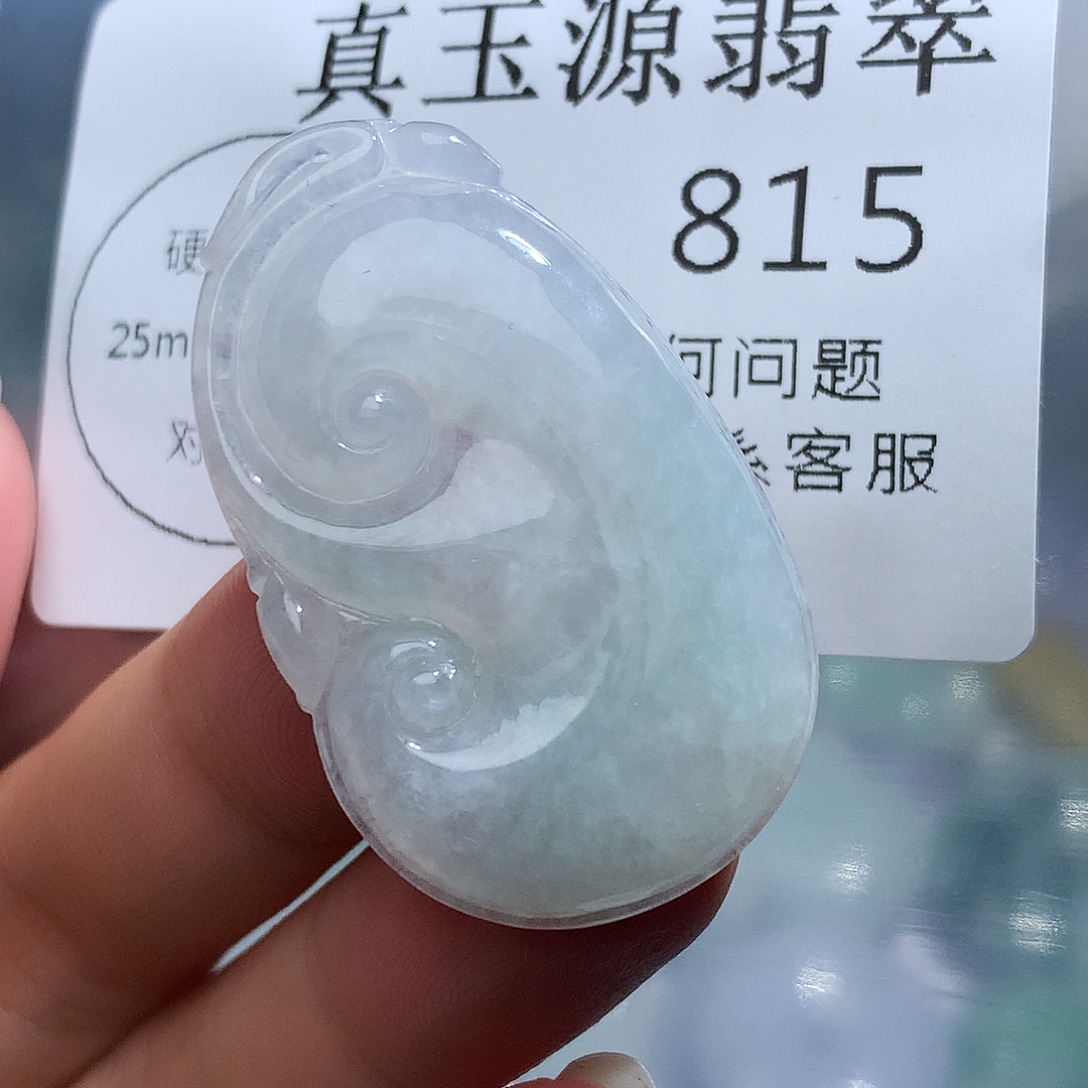 翡翠未镶嵌颈饰815