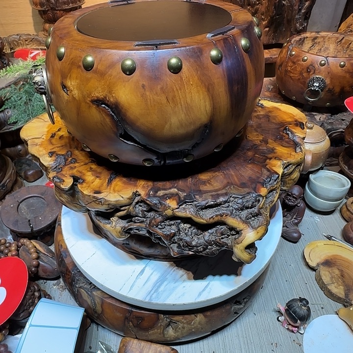 雷击枣木精品电陶炉