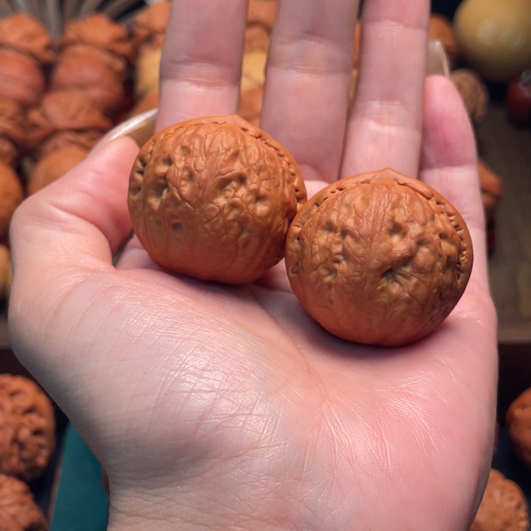 把件文玩核桃疆*寿桃