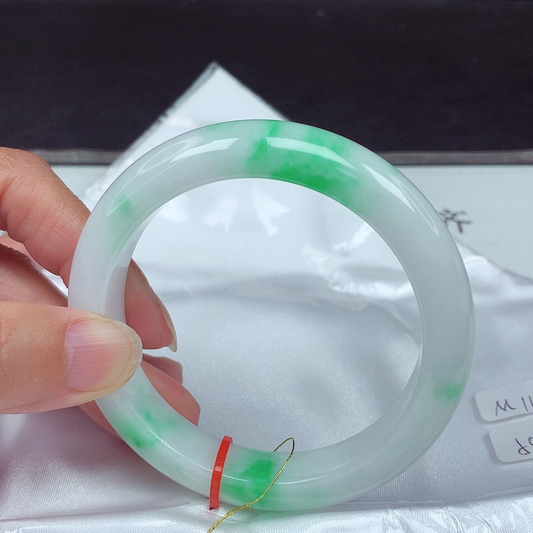 未镶嵌手镯翡翠59圈4950