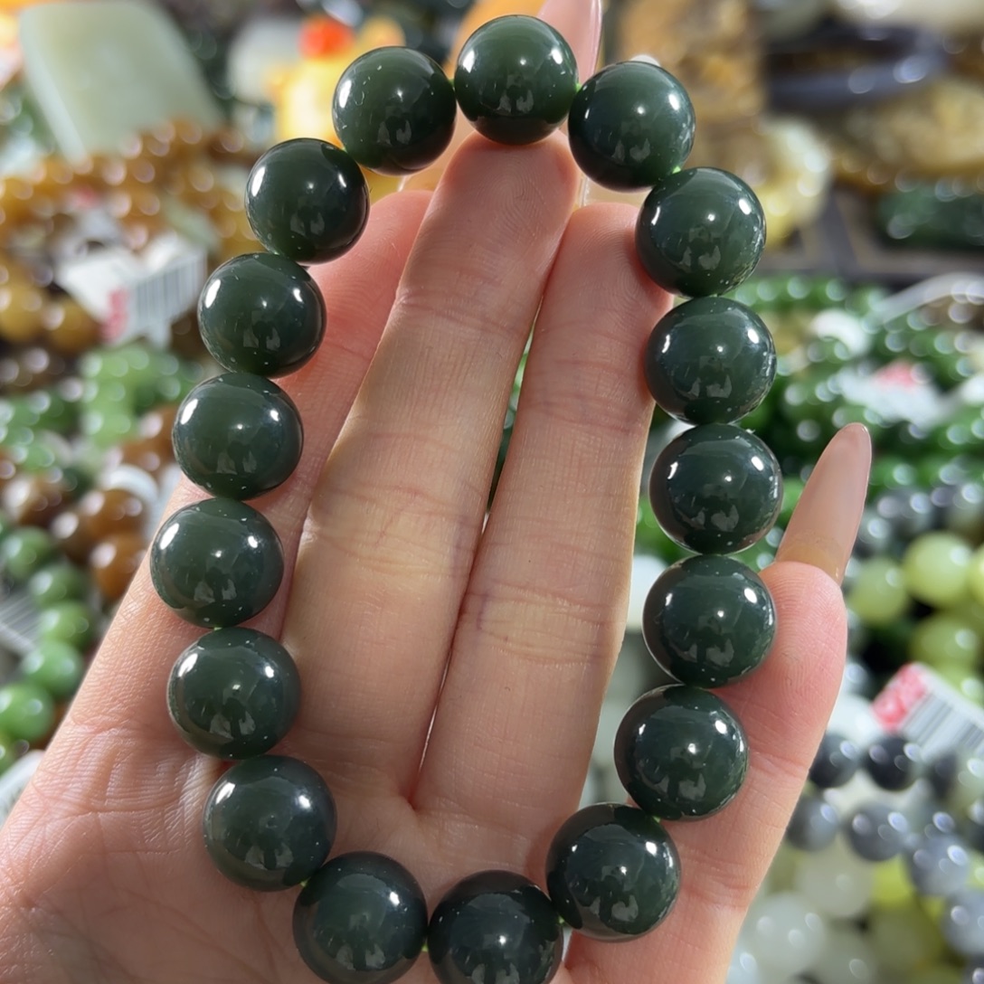 和田玉未镶嵌手链156