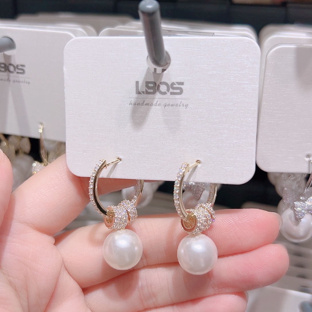 锆石纯铜合金耳环的