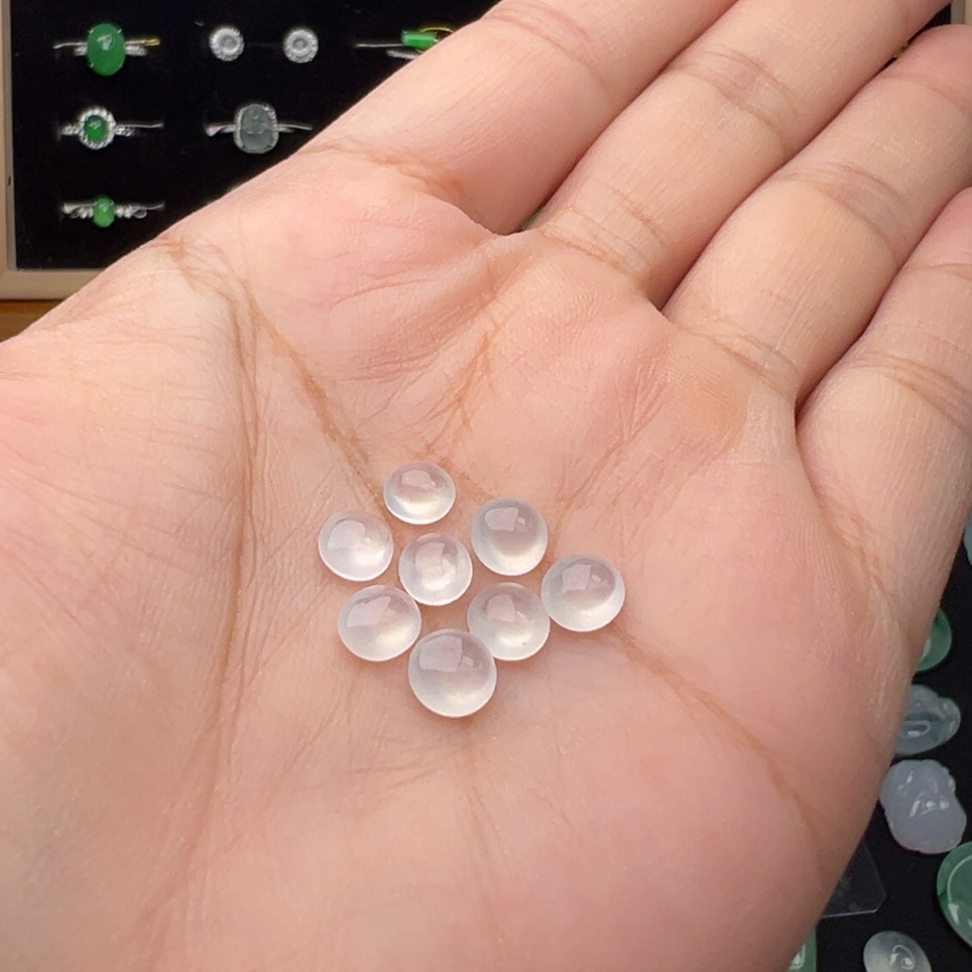 翡翠未镶嵌颈饰蛋5.8