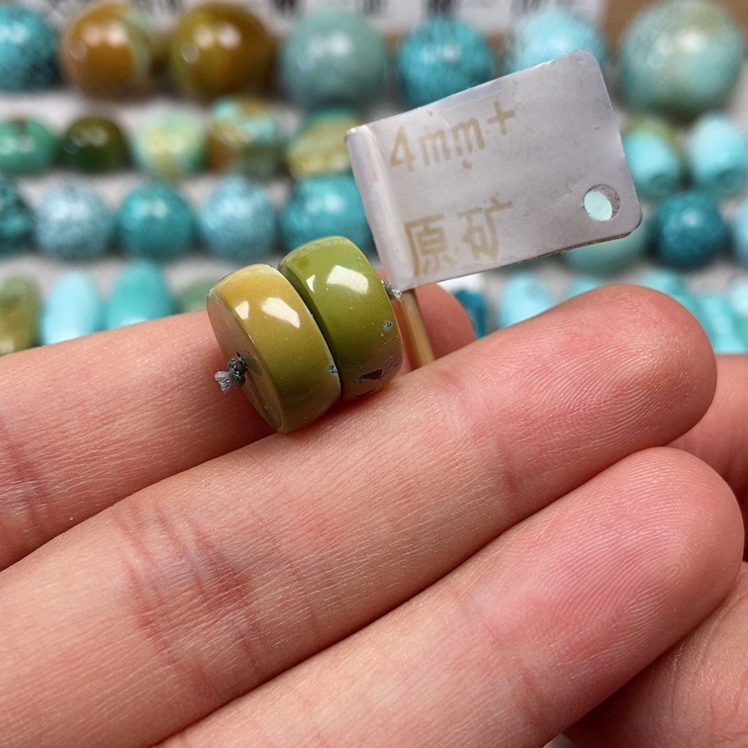 未镶嵌绿松石珠宝半成品