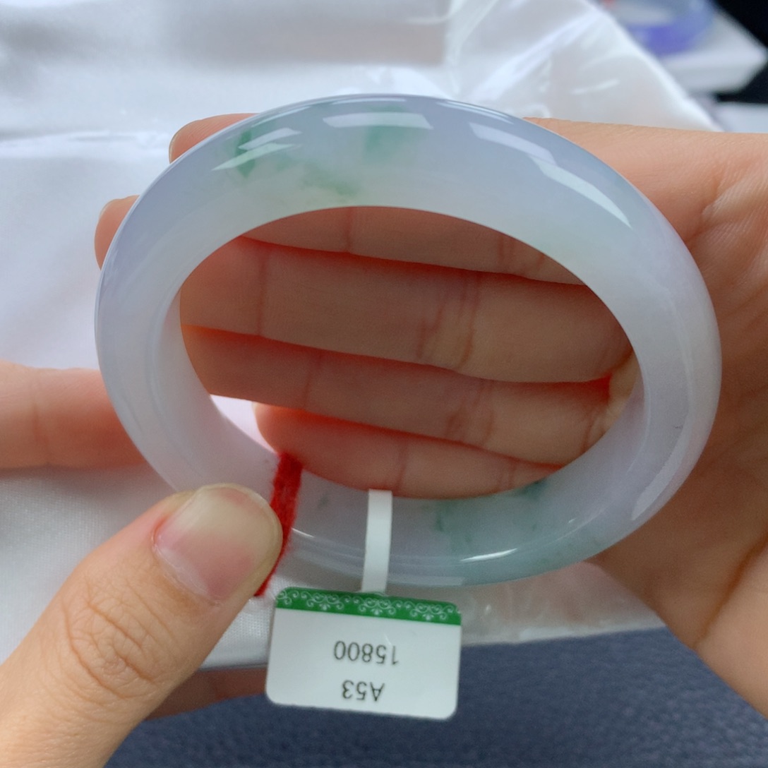 翡翠手镯未镶嵌53.9正