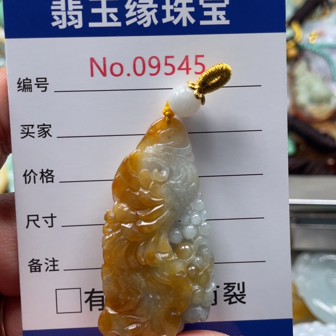 翡翠颈饰未镶嵌翡玉缘翡翠挂件