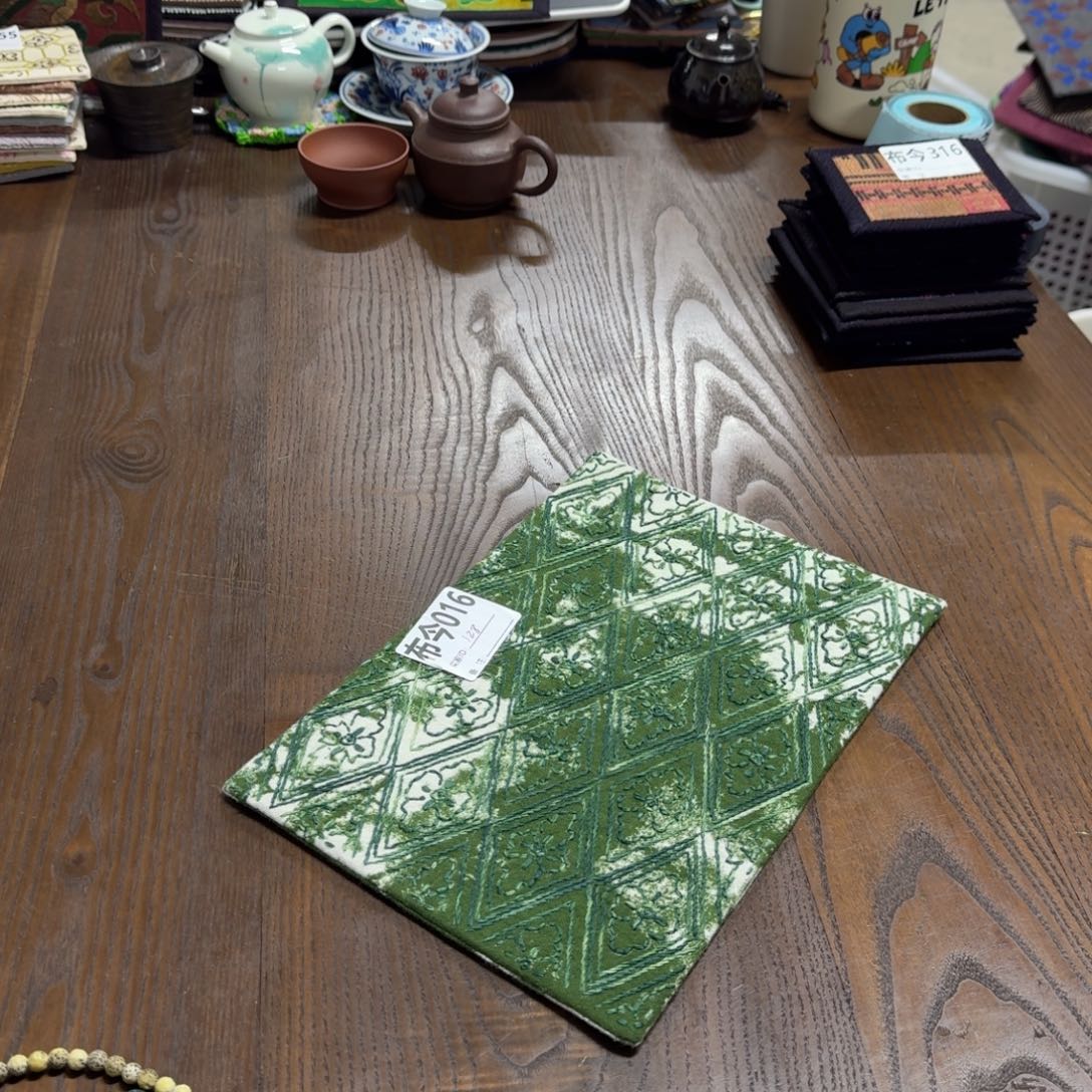 诗***猫刺绣016一张抹茶奶绿毕加索专拍