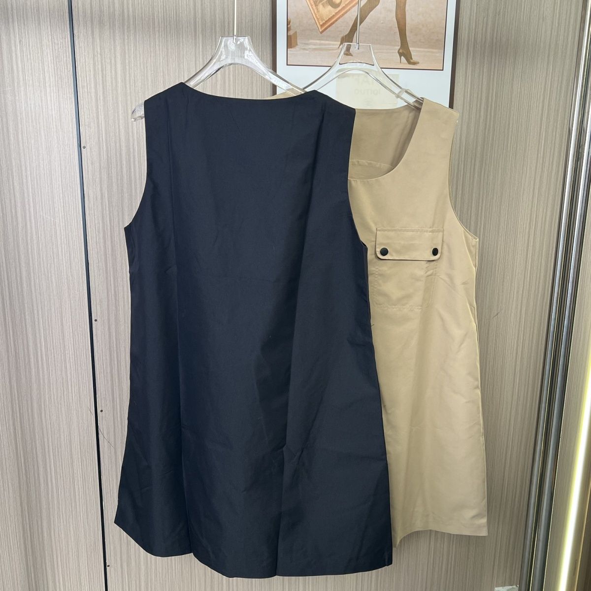 1261撤柜xxq裙子黑色新款连衣裙夏季无袖小个子背心