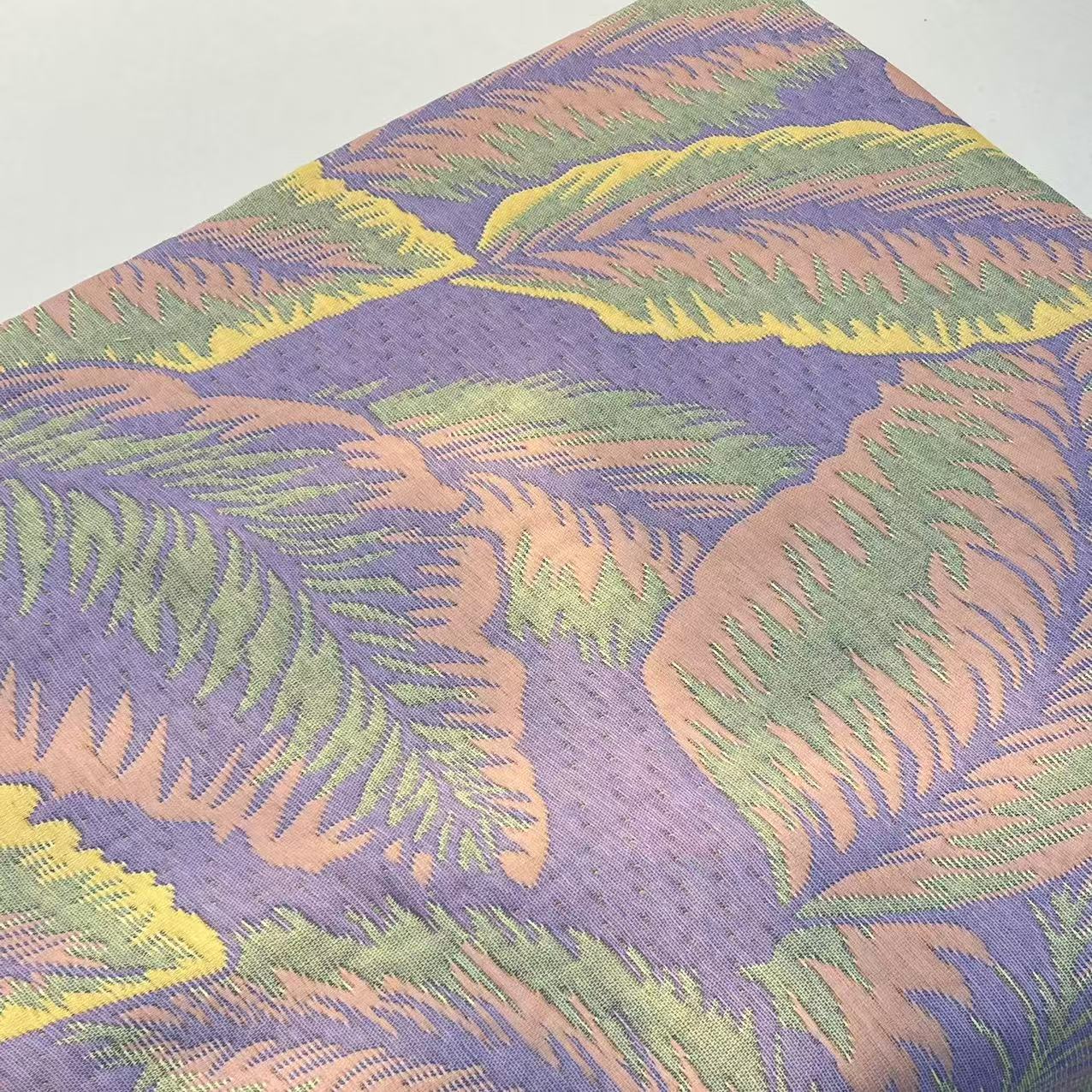 【盖毯】四季通用多层纱布200*230cm  紫叶子