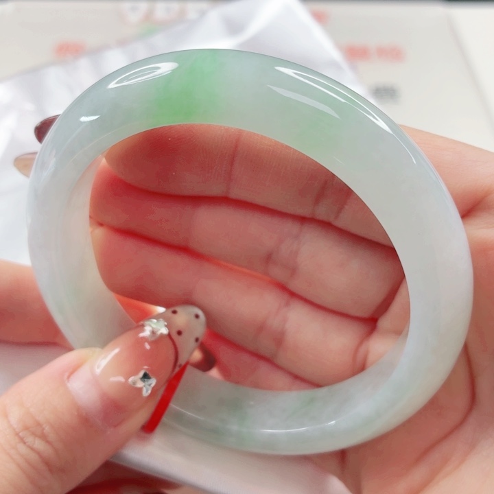 翡翠未镶嵌手镯58.9x307