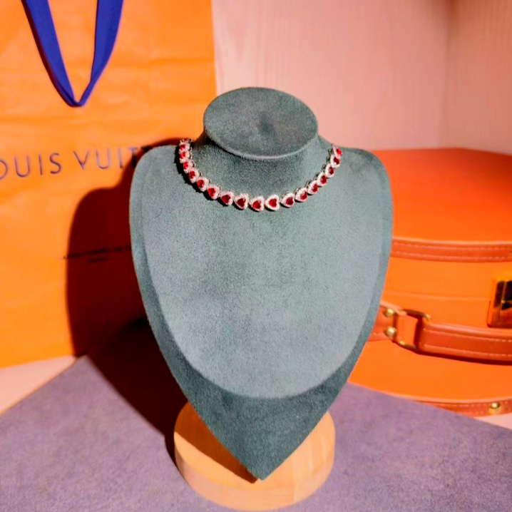 AS-283红宝石锁骨项链