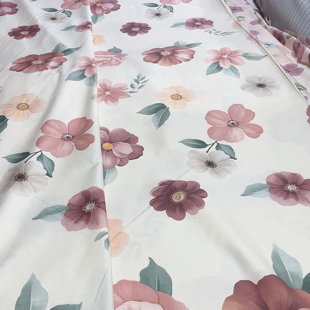 蓝尚加厚大花2.6加工床单