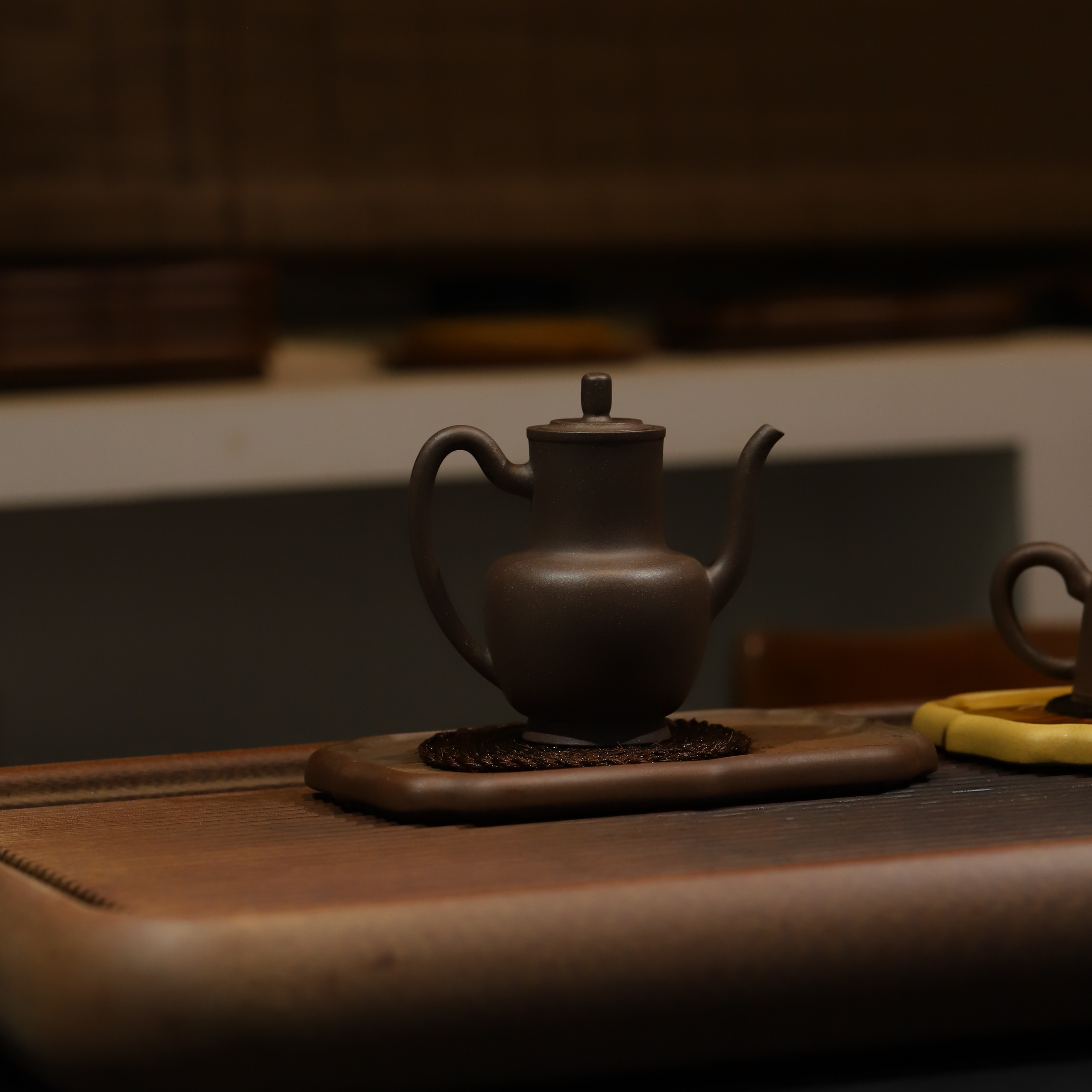 【荆邑砂坊】陈宣 摹清早期酒壶 紫泥 150cc