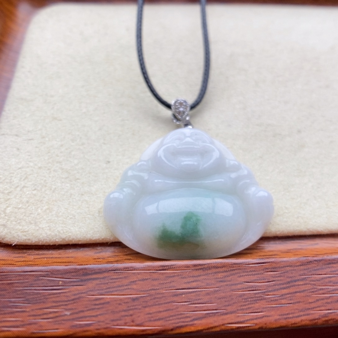 翡翠银S925镶嵌颈饰吊坠3