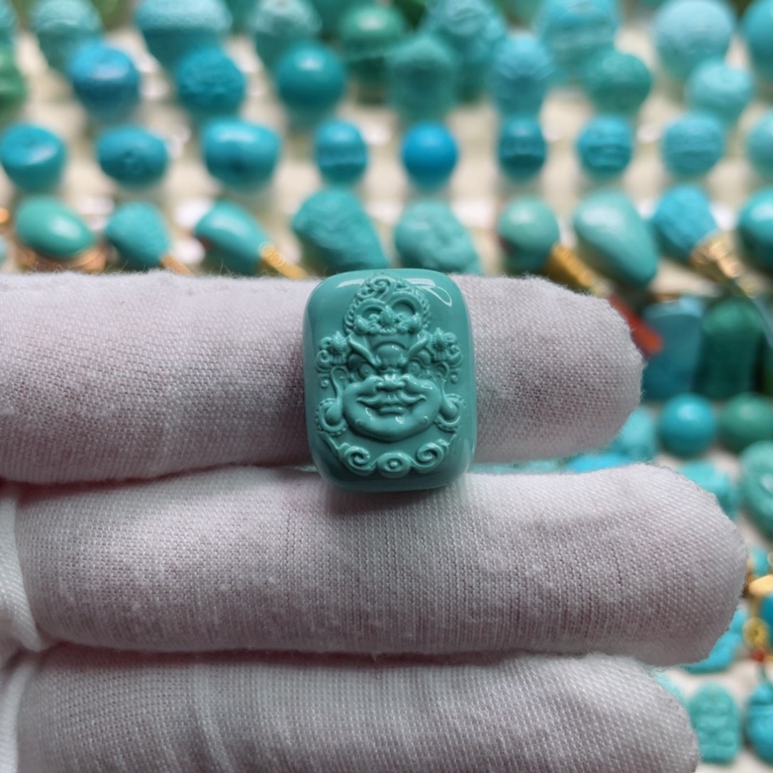 绿松石珠宝奇石未镶嵌