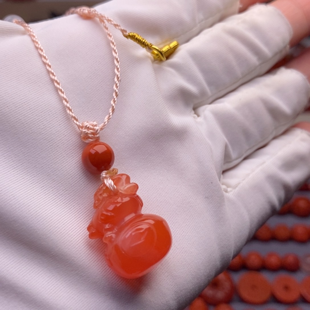 南红玛瑙未镶嵌配饰