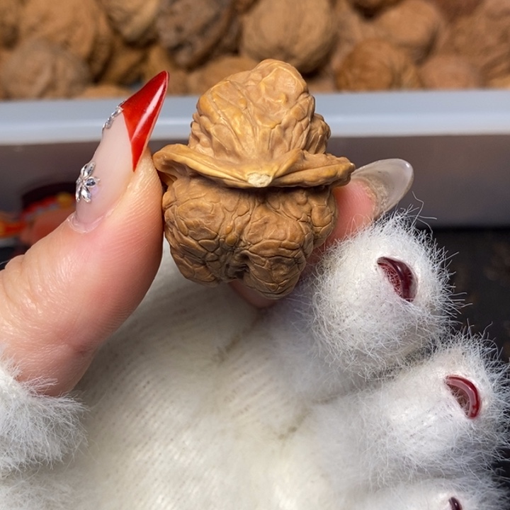 吊坠文玩核桃?*文玩核桃异形单只