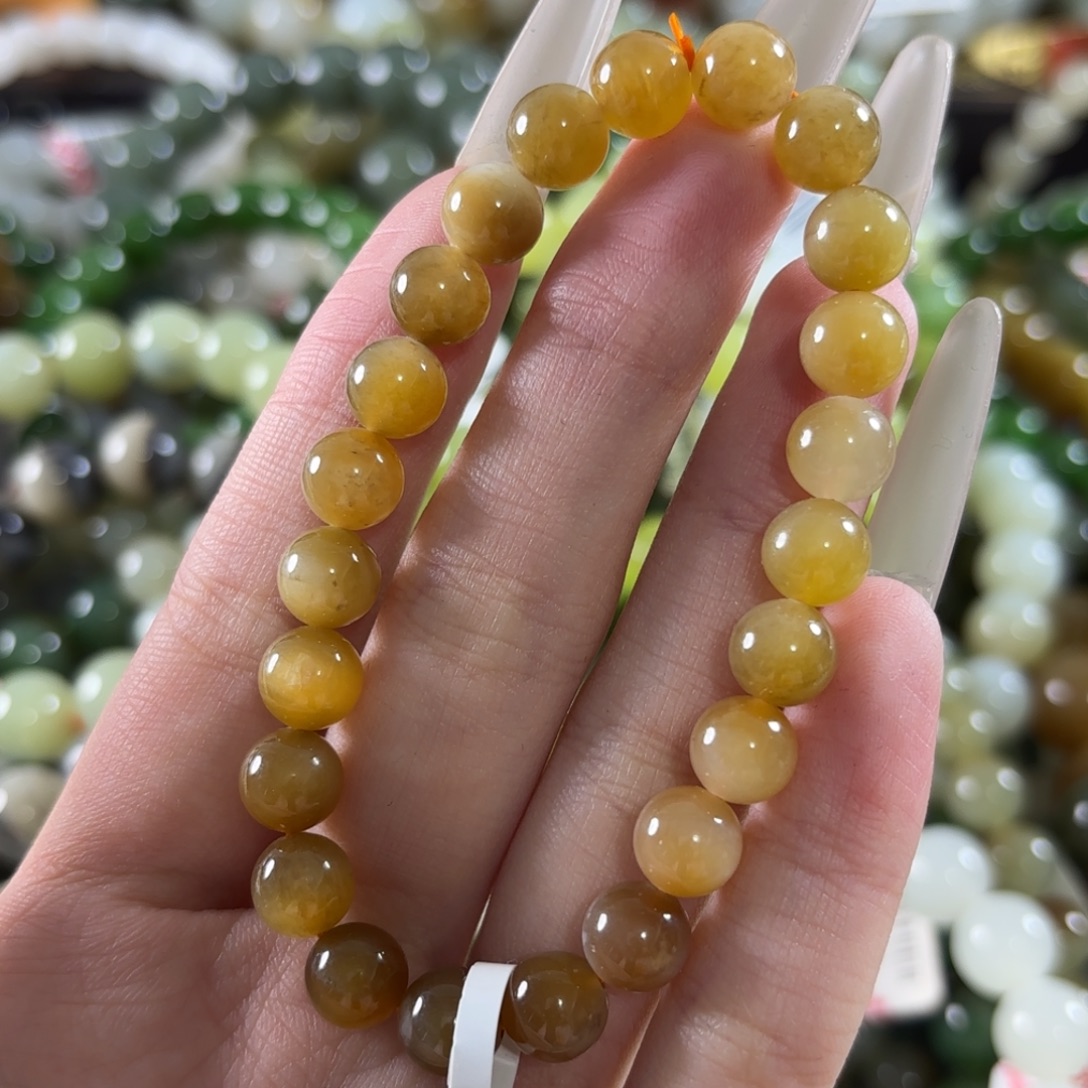 和田玉未镶嵌手链115