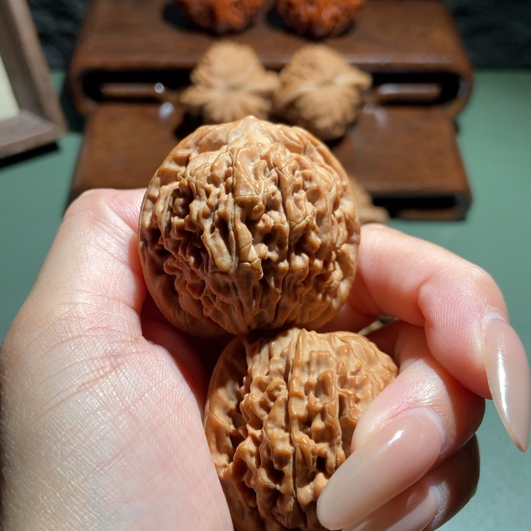 吊坠文玩核桃莲花41尺