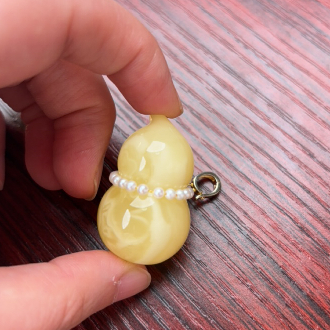 初见珠宝蜜蜡葫芦