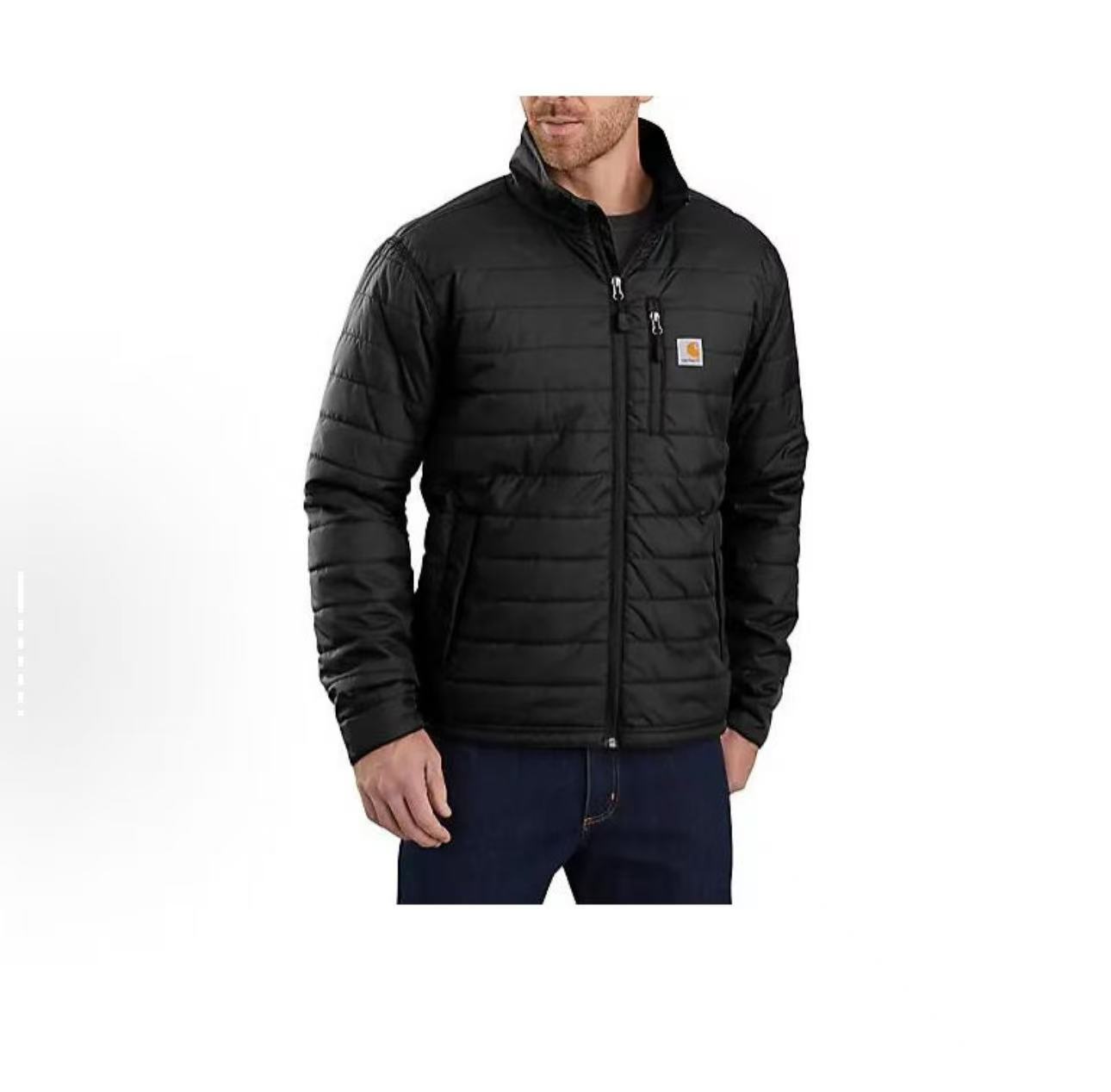 Carhartt图案Logo侧胸拉链口袋设计大口袋休闲轻量级保暖防水夹克