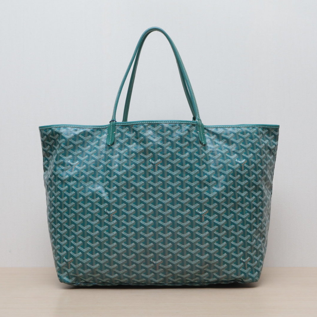 95新 Goyard 小花Jerry活动购物袋 子母包 40 大号 绿色 