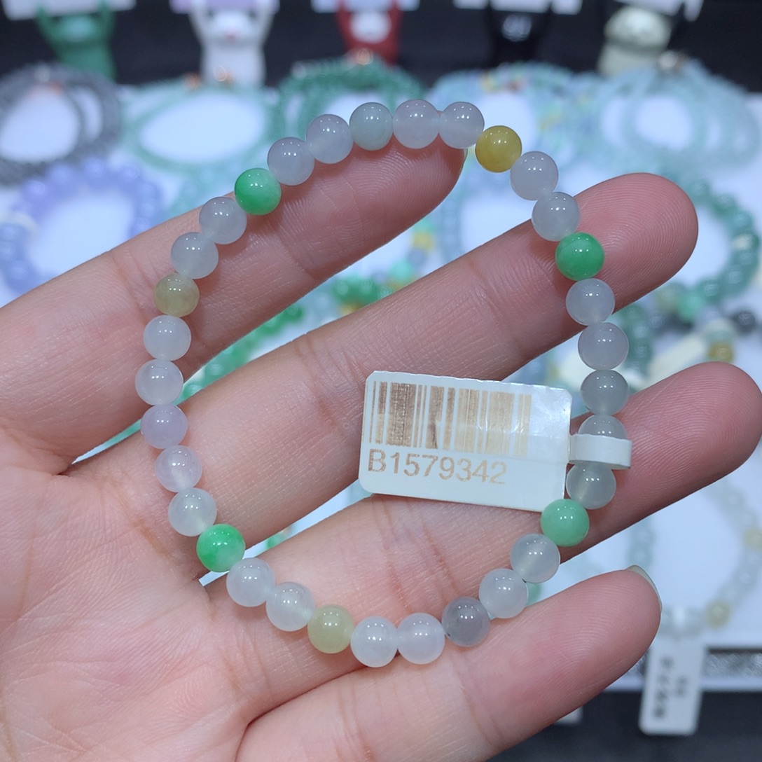 翡翠未镶嵌手串天然