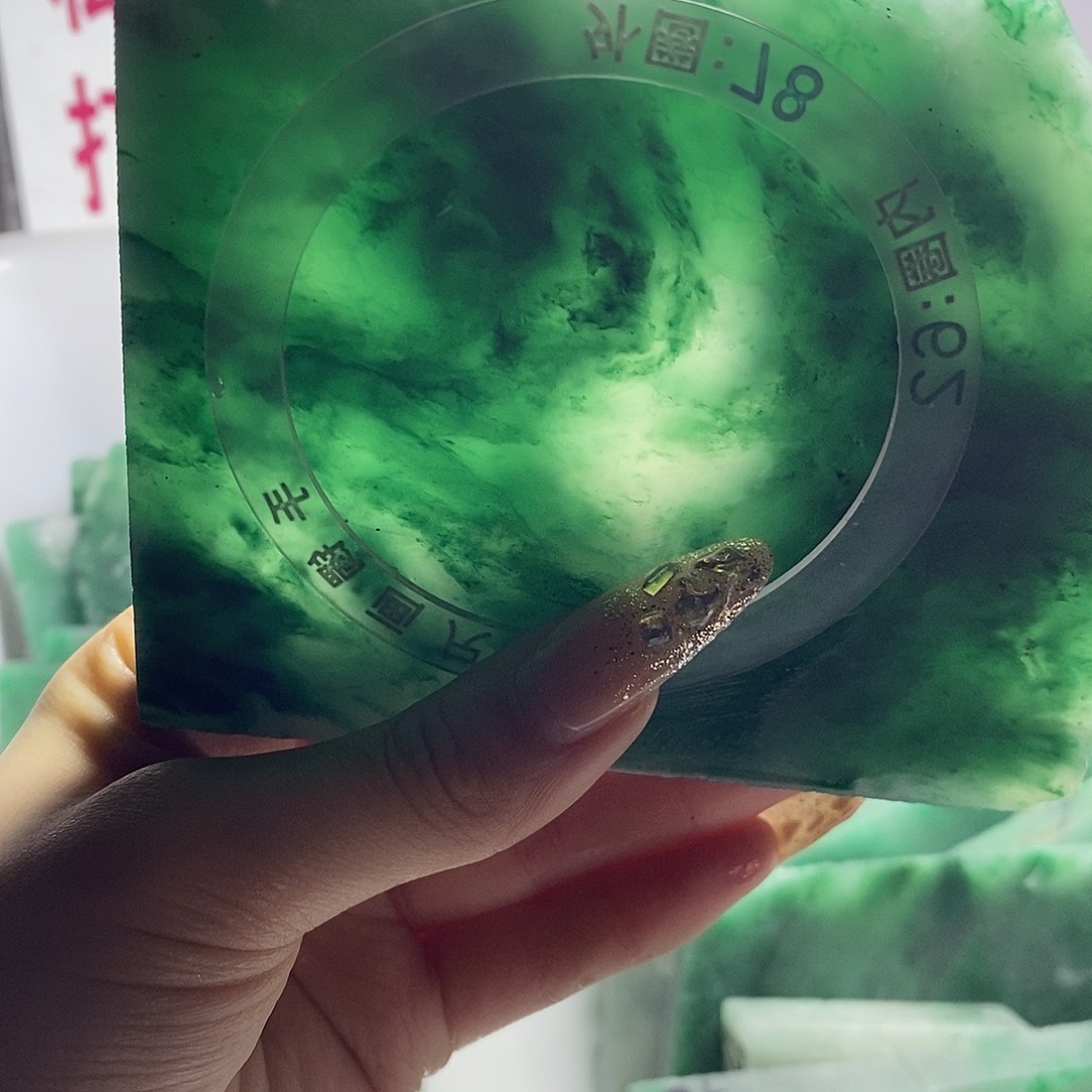 9***哥定制石英质玉（非洲翠）