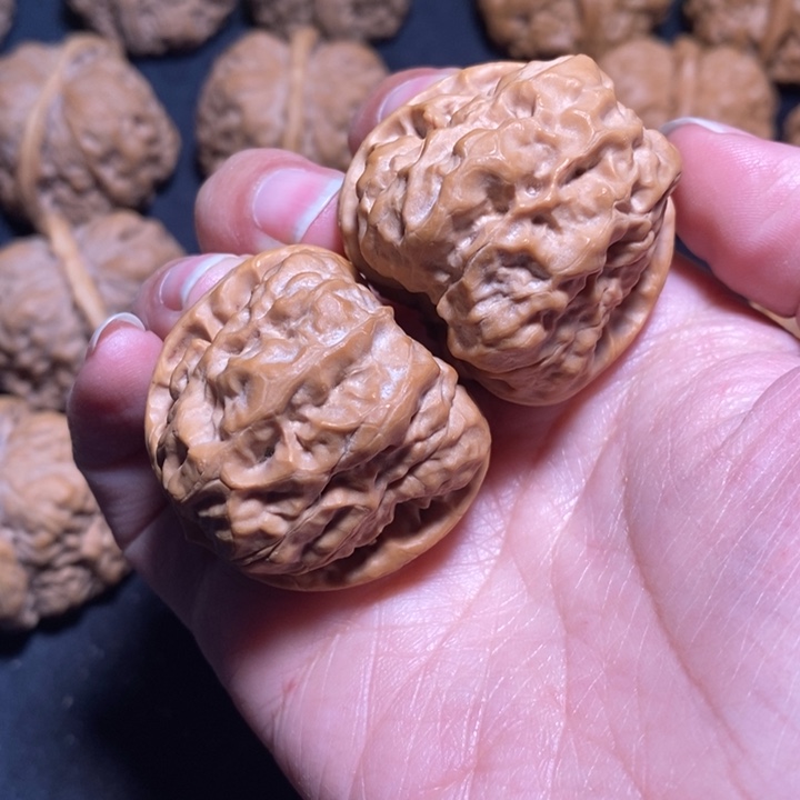 文玩核桃把件蛙蛙36不足尺