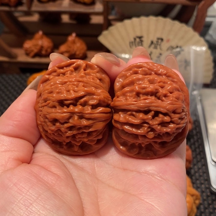 文玩核桃吊坠44四座楼832