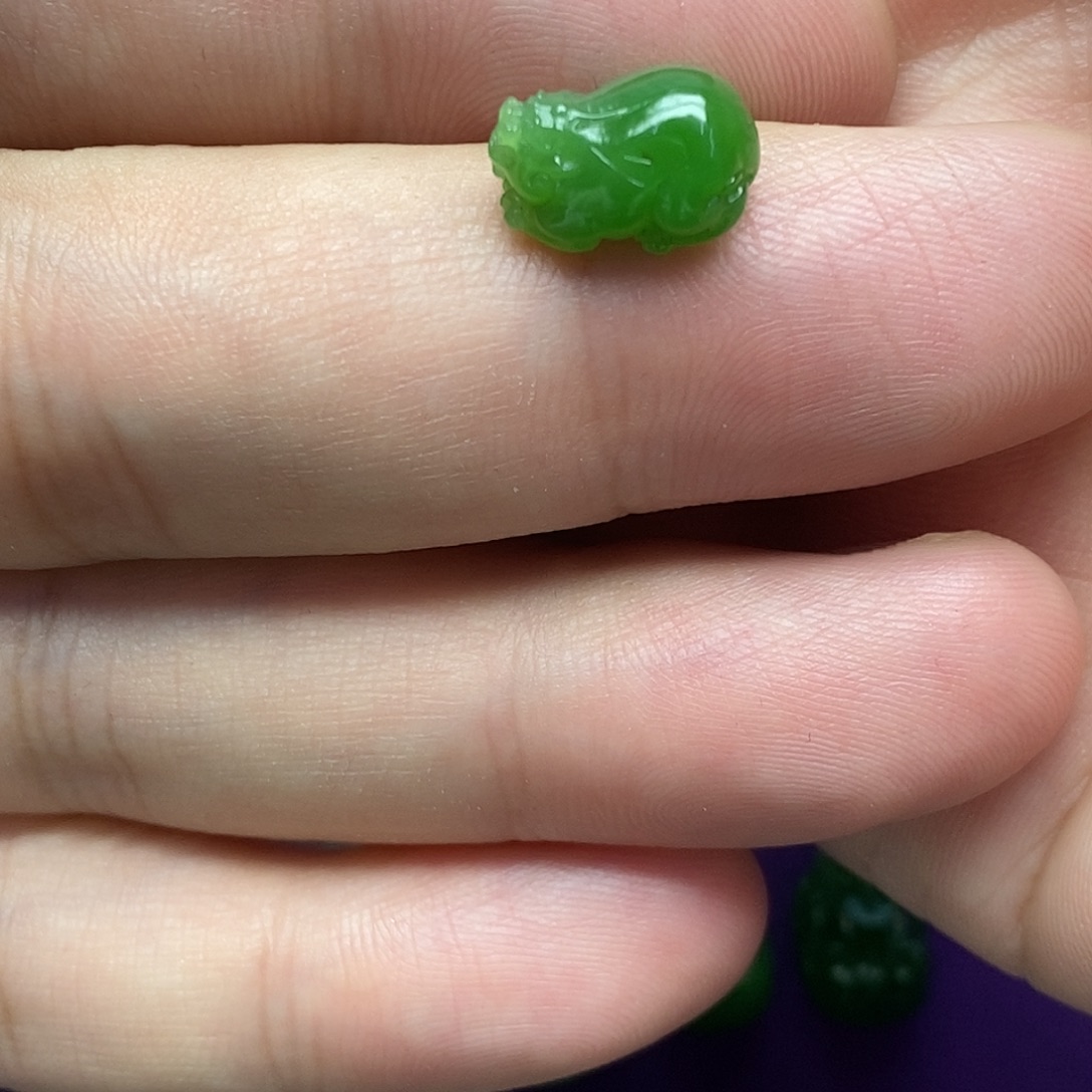 和田玉（碧玉）未镶嵌吊坠(不含链)