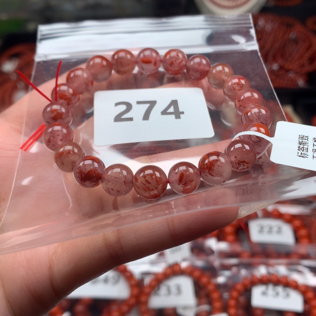 南红玛瑙手串未镶嵌9.9mm