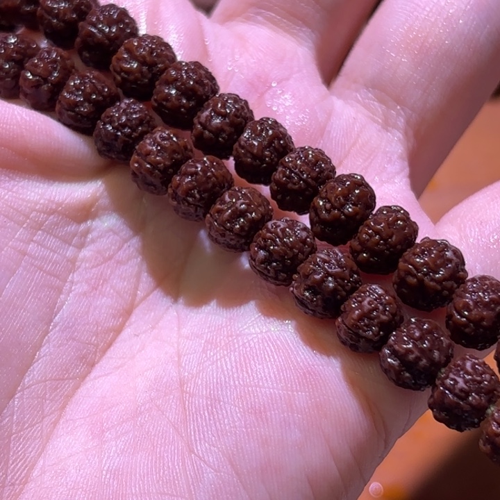 金刚菩提吊坠平头梅花108