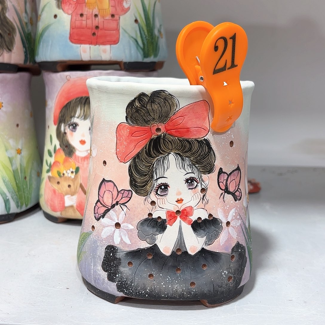 紫砂花盆手工花盆默认微瑕10/14微瑕