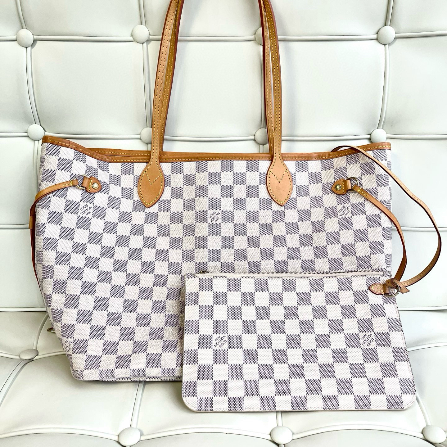95新 LouisVuitton/路易威登 js119447 lv nf中号有子包 换配皮