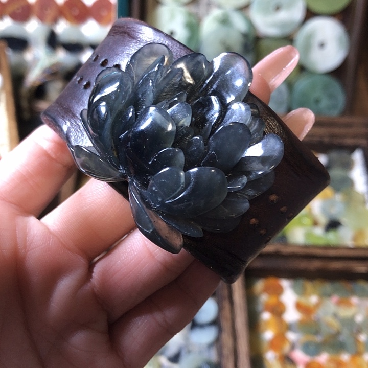 岫玉岫玉手牌未镶嵌