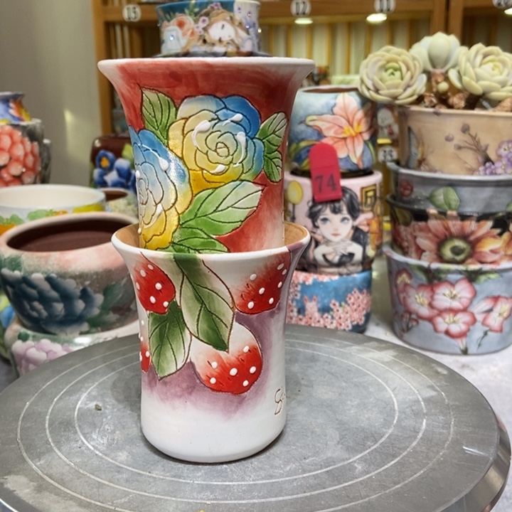 景德镇艺术手绘作品