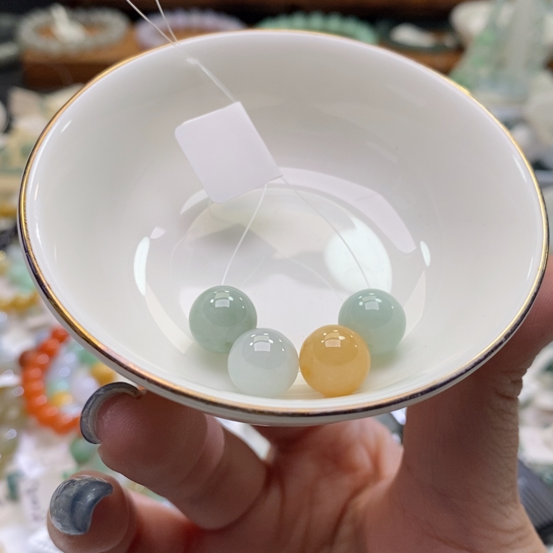 翡翠未镶嵌手链翡翠d2859卡10