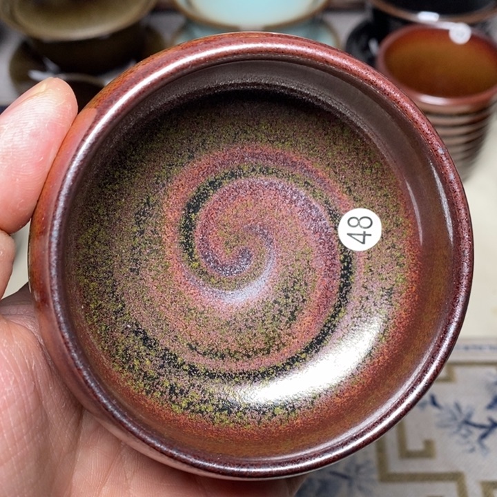 茶盏盏心茶器放漏了