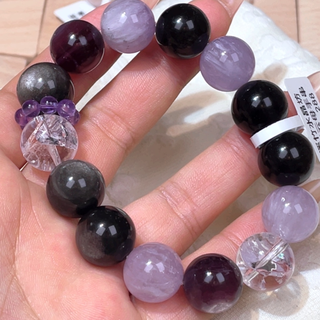 未镶嵌水晶手链天然水晶