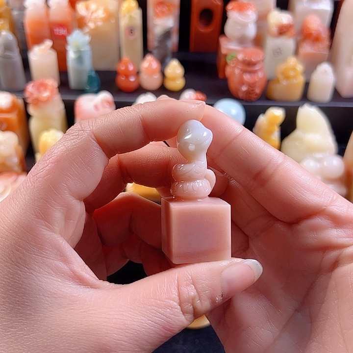 老挝石印石2.1厘米，蛇