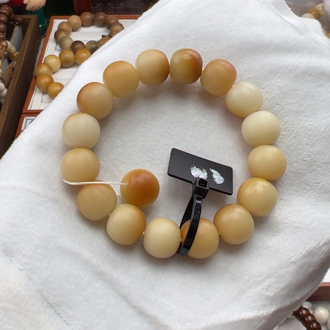 菩提根/象牙果手串卡14苹果干磨微瑕