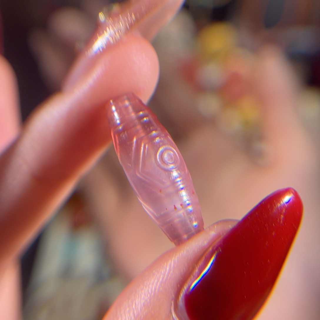 南红玛瑙小庄 三眼勒子 21.5*7.9mm未镶嵌