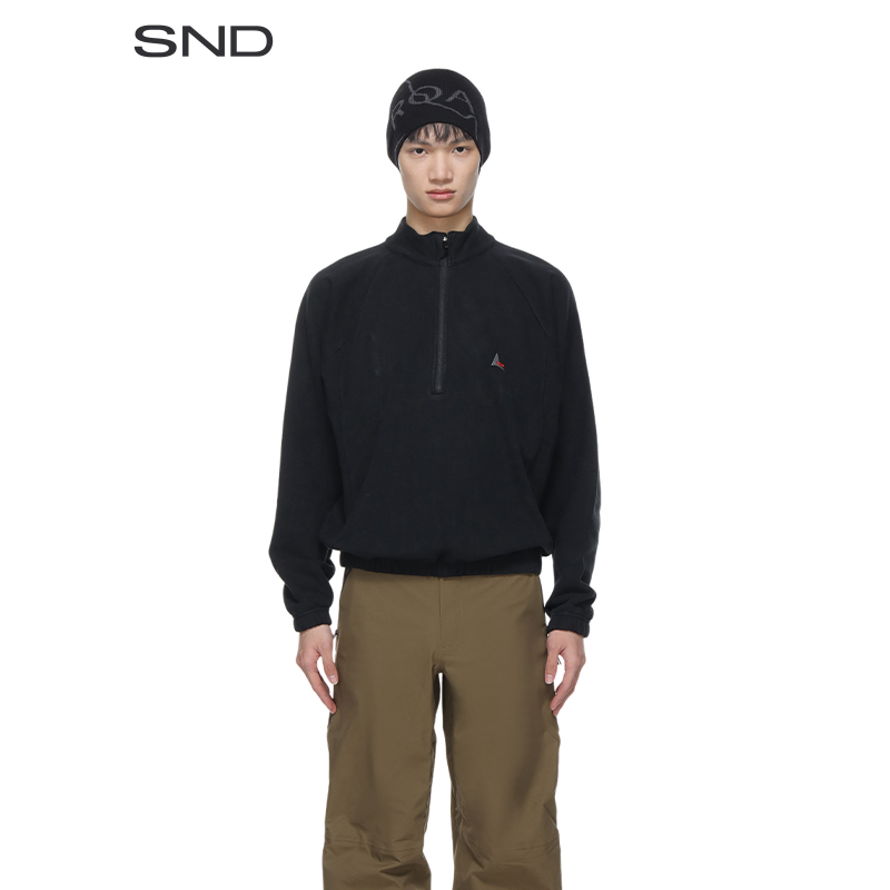 【ROA 设计师品牌】SND AW24 半拉链套头卫衣