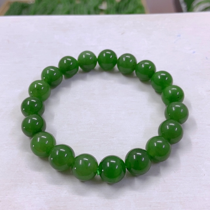 【闪购商品】和田玉（碧玉）手串未镶嵌11