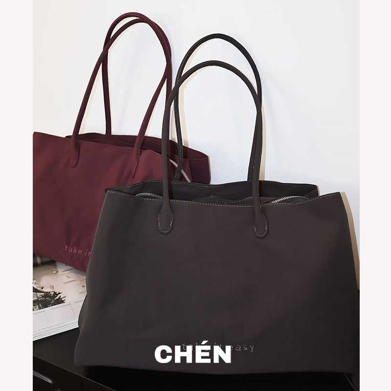 【吐司包】晨总自制休闲通勤百搭字母大容量韩版简约单肩包包女